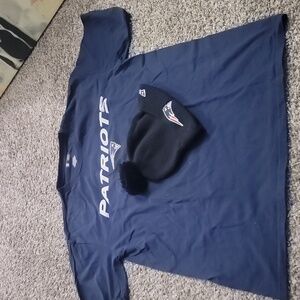 Patriots tshirt and hat combo